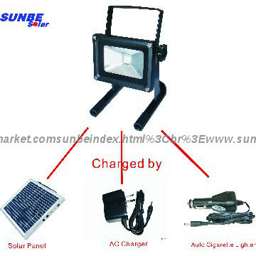 Solar LED Rechargeable Work & Flood Light