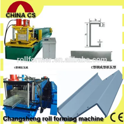 C Z purlin machine for steel construction