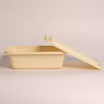 32 Oz Cornstarch Take Out Box with Compartment for Fried Chicken