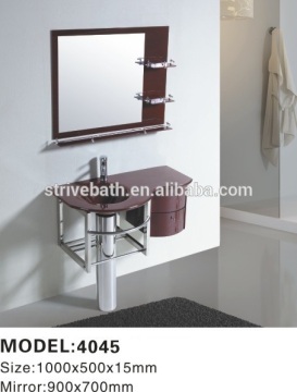Hot Selling Glass Sink For Bathroom