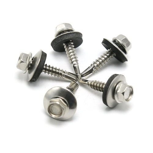 Galvanised Hex Washer Self Drilling Screws