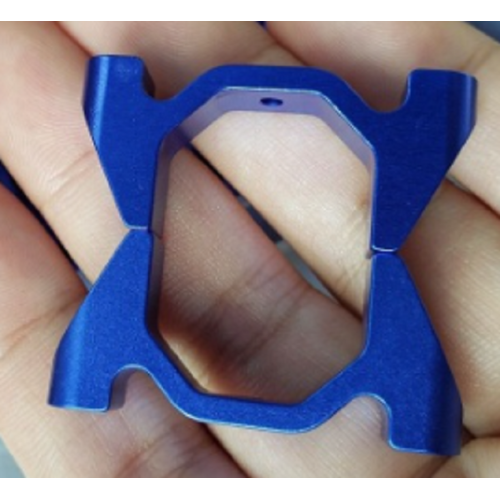Precise CNC aluminum mount for quadcopter