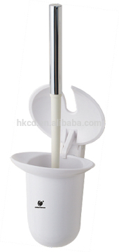 Chunagdian New Cleaning Accessories Automatic Opening and Cover ABS Toilet Brush With Holder CD-7373A