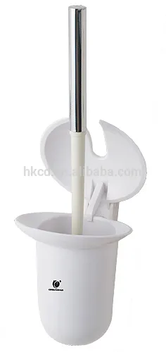 Chunagdian New Cleaning Accessories Automatic Opening and Cover ABS Toilet Brush With Holder CD-7373A