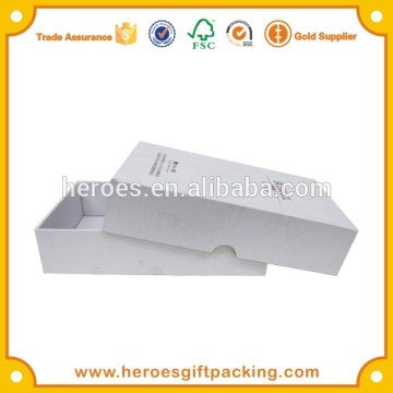 Trade Assurance Fancy Paper Packaging Hot Stamping White Paper Box