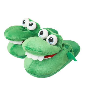 Crocodile Plush Soft Slippers - Creative Unisex Winter Home Slippers