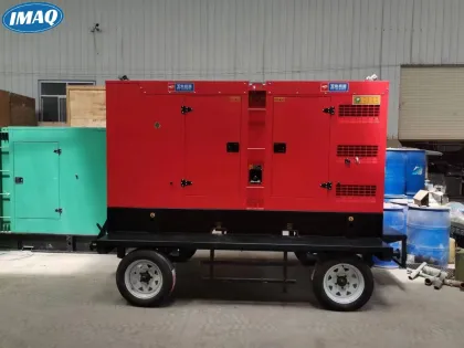 Yuchai 50kW mobile trailer silent diesel generator set