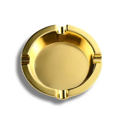 Star stripe Stainless steel ashtray
