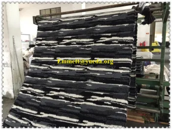 river mountain land jacquard design pint pattern boiled wool knit fabric