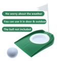 Entrenador de putting de golf para interiores, Putter de bandera con orificio ajustable