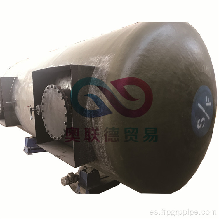 Tanque de combustible subterráneo de fibra de vidrio de gran volumen