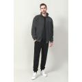 MEN'S KNIT BONED FABRIC JACKET