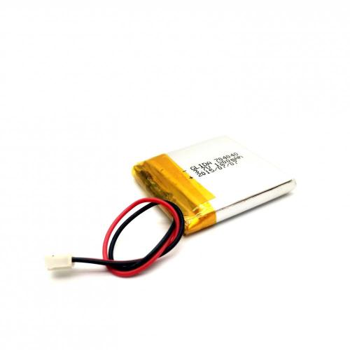 lipo battery 704040 3.7V 1200mah rechargeable custom design