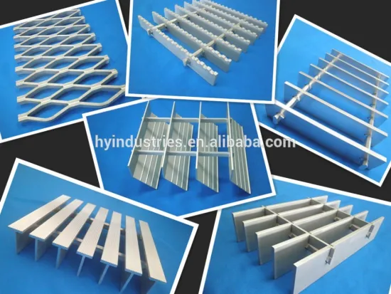 Anti-slip safety aluminium swaged gratings