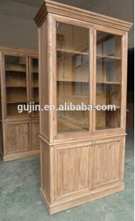 Aspen Tall Glass Storage Cabinet
