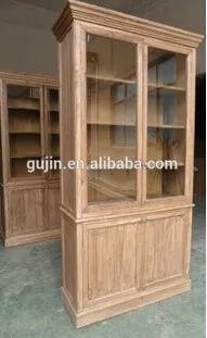 Aspen Tall Glass Storage Cabinet