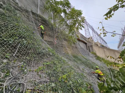 Rock Fall Barriers Wire Mesh