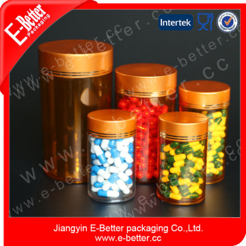 yellow pet vitamin/pills/tablets packaging bottle