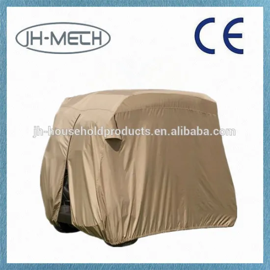 4 Passengers golf cart storage cover (with 2 seater roof up to 58") 108Lx48Wx66"