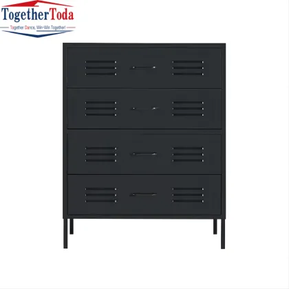 Home Metal 4 Drawers Storage Cabinet