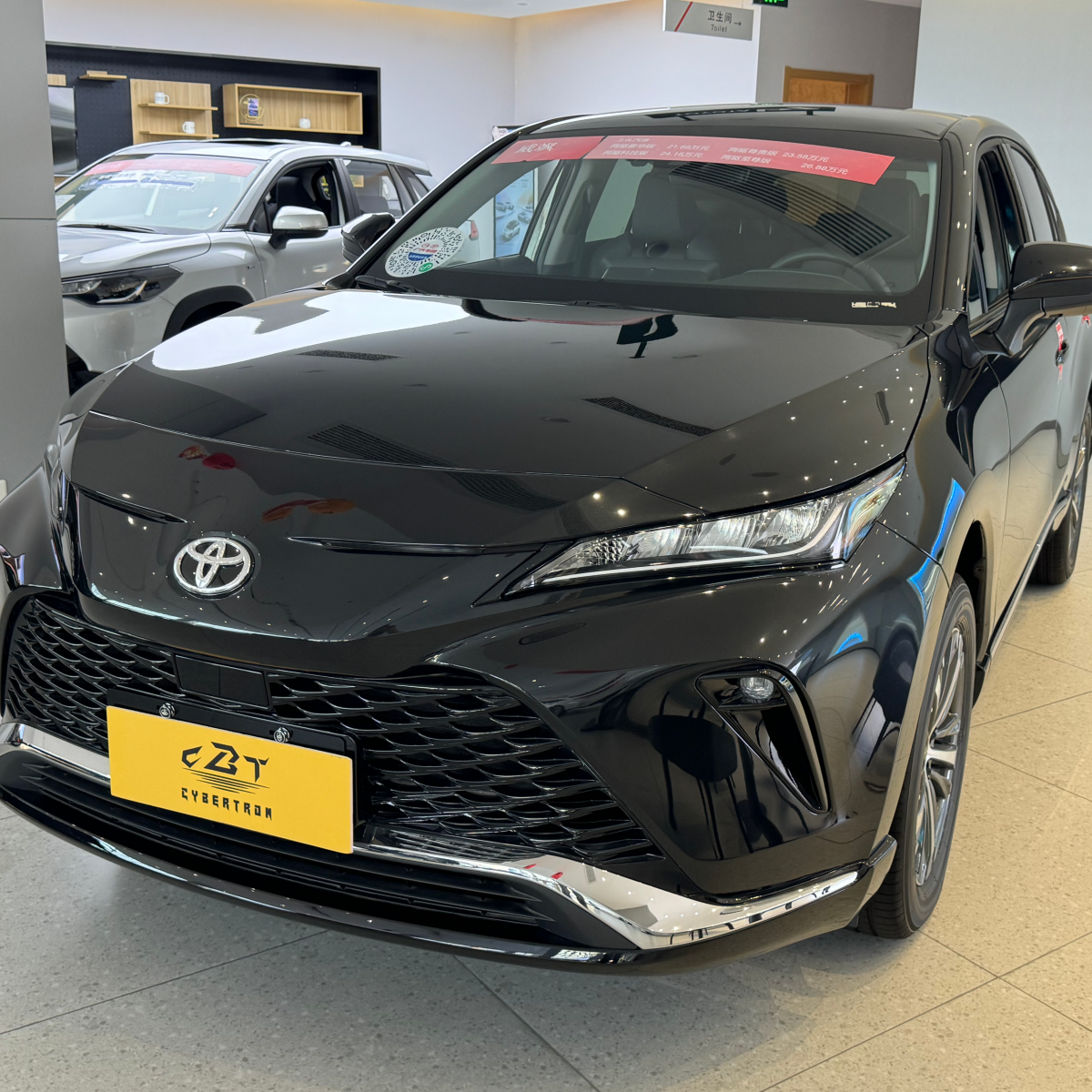 Frameless side window