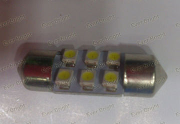 Can custom 1210 6SMD Festoon Interior LED Lights,led light 12v car