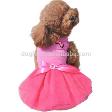 Pet Princess Wind Apparal Pink Wedding Dress Dog Wedding Clothes