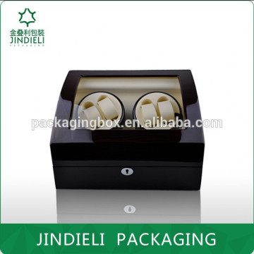 classical black top grade automatic watch box packaging show