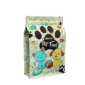 Flat Bottom Zipper Bag For Pet Food Packing