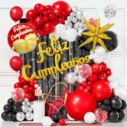TaoLe Bear Factory Feliz Cumpleanos Globo Arco New Design