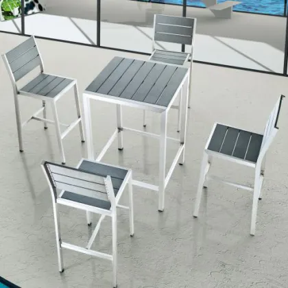 Outdoor Garden Aluminum Furniture Chair and Table Set