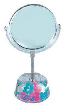 Fancy Liquid Mirror In Acrylic Base with Vivid Floater