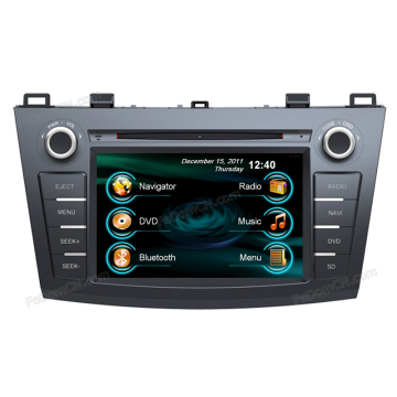 7 Inch TFT LCD Touch Screen Car DVD GPS Navigation System for Mazda 3 with Bluetooth+Radio+iPod+Video