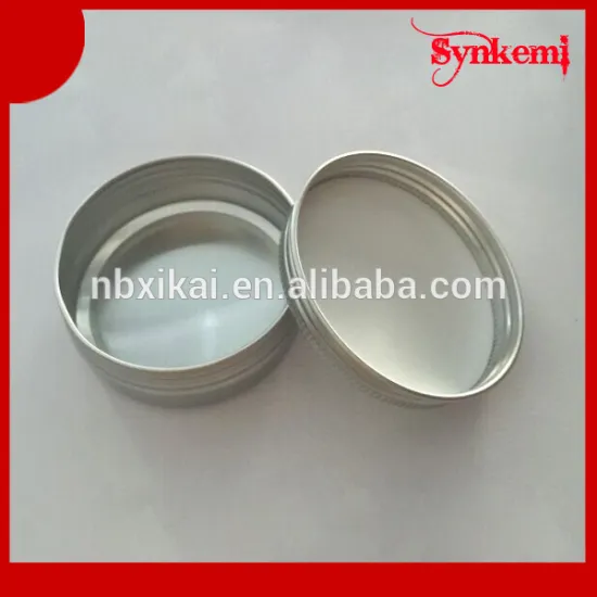 Screw cap aluminum cosmetic jar for sale