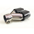 Car Glossy Carbon Fiber Exhaust Tip