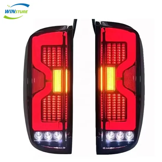 WINSTURE Auto Light System: Smoked Lens Replacement Tail Lights for Ford Ranger T6, T7, T8 (2012-2021)