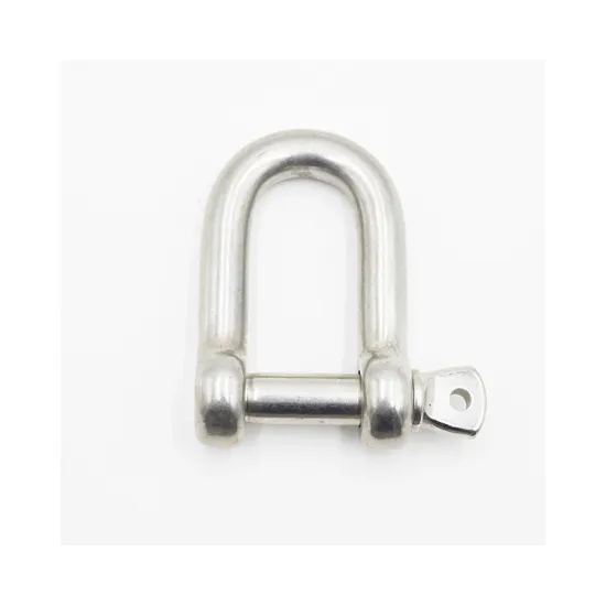 China Factory Supplier Good Quality Stainless Steel European Type  Bow Shape Shackle