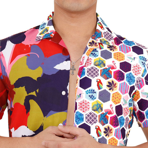 Lustige hawaiianische Hemden Druckshirts für Männer