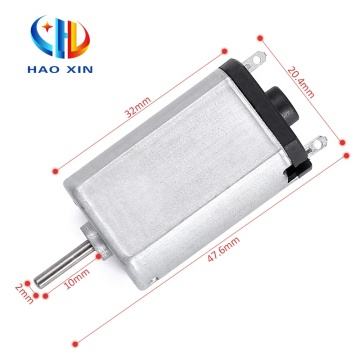 Mini 2.4V DC Motor for Electric Shavers (FA 180)
