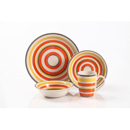 COLORFUL HANDPAINTED  TABLEWARE DINNER SET DINNERWARE