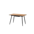 Mesa de comedor de extensión de melamina de madera rectangular