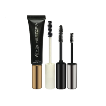 15ml Plastic Soft PE Tube with Brush Applicator for Mascara Cream
