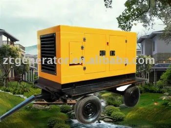 20-200Kw Moving diesel power generators