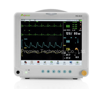 Portable CE/ISO Approved Patient Monitor (PRO-M12C)
