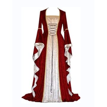 Robe longue de la Renaissance médiévale