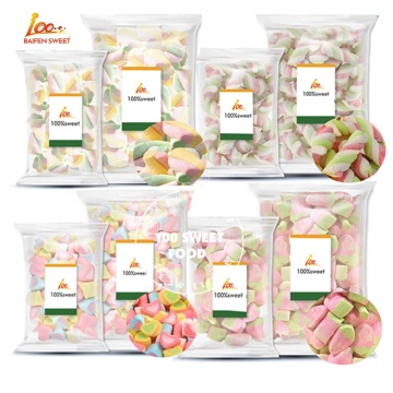Custom Label Bulk Packed Halal Marshmallow Candy - Rabbit Shape Sweet Treats