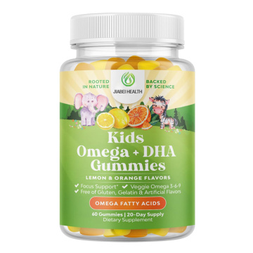 Дети Omega Dha Gummies Lemon Orange Farvors