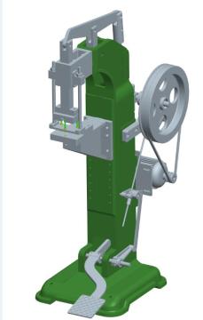 Punzonatrice per fori ovali e tondi tondi per cartella