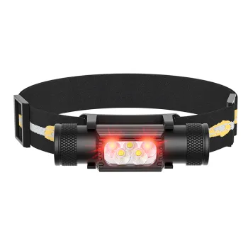 High Power Headlamp SST20 2200LM - 5 LED Head Flashlight for Outdoor Activities
