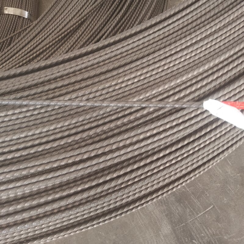 Alta tracción 4.0 mm 5.0 mm de concreto de concreto de hormigón espiral acero alambre de acero acanalado